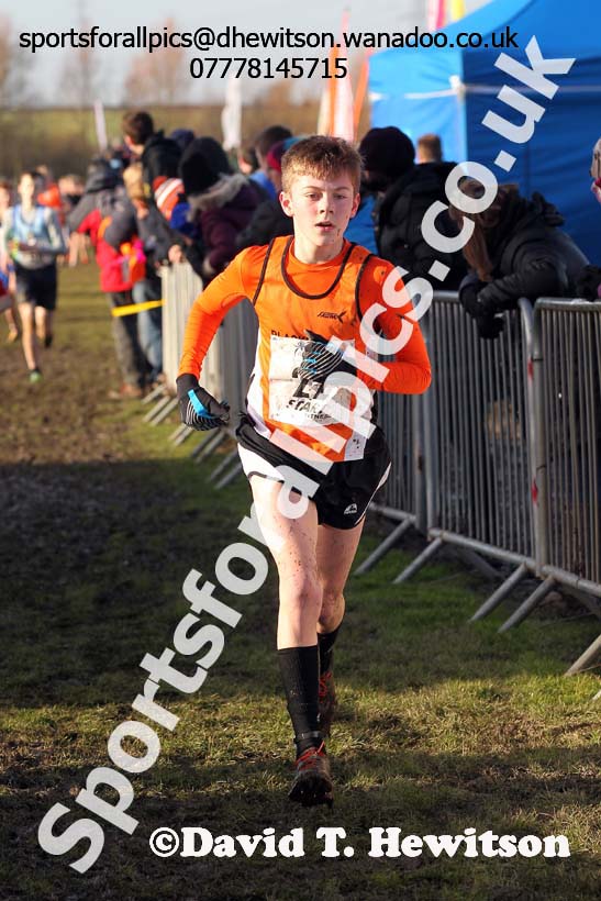 Boys under-13s Northern Cross Country  Championships, Pontefract. Photo: David T. Hewitson/Sports for All Pics